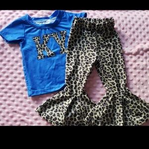 Blue & Leopard KY Outfit